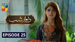 Deewar e Shab Episode 25 HUM TV Drama 30 November 2019 [upl. by Ovida]