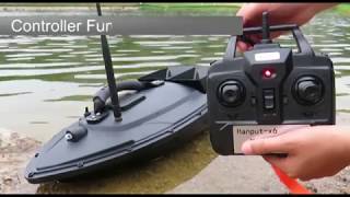 Flytec 20115 Fish Finder 15kg Loading 500m 54kmh Double Motor Fishing Bait Boat RM10231UK [upl. by Thisbe]