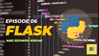 Flask  Episode 06 Make a Responsive Webpage  In Hindi [upl. by Fedak]