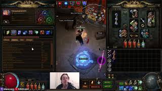 Hierophant on Ruthless HC SSF  Day 3 Settlers League  Path of Exile [upl. by Freida]