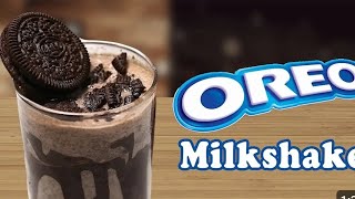 Oreo Milkshake Recipe  How to make Oreo Milkshake at Home in Hindi [upl. by Mharg306]