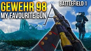 GEWEHR 98 MY BEST RIFLE Battlefield 1 Scout Sniper Gameplay [upl. by Revert530]