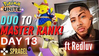 Day 13 ft theredluv9799 Duo To Master Rank Season 4  Pokémon Unite [upl. by Jard968]