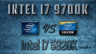 Intel i7 9700K vs i7 5820K Benchmarks  Test Review  Comparison  Gaming  10 Tests [upl. by Assyli463]