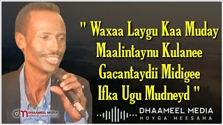 Shey Mire Dacar Heestii  Sidii Labo Mataano Ah  Hees Qaraami Xul ah Lyrics [upl. by Tronna]