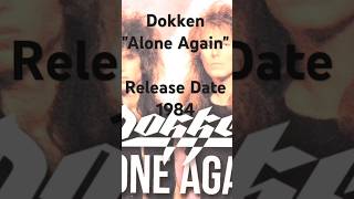 Dokken 80s rock music love dokken aloneagain [upl. by Keare]