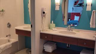 Universal Orlando Resorts Cabana Bay Beach Resort  Poolside Family Suite – Interior Entry [upl. by Hax267]