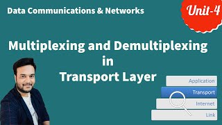 Multiplexing and demultiplexing in transport Layer  Data communications amp Networks [upl. by Elleiand]