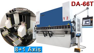 CNC Press Brake With DA66T HARSLE hydraulic bending machine with 6Axis backgauge [upl. by Sander]