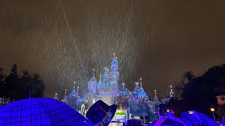 Disneyland New Year’s Eve 2023 Midnight Countdown 1159pm Dec 31 2022  Castle Lights Show [upl. by Milly744]