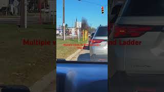 East Lansing Fire Department Responding [upl. by Edgard]