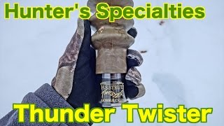 Hunters Specialties quotThunder Twisterquot Gobble Call  First Look wSample Calls [upl. by Ordnasela]