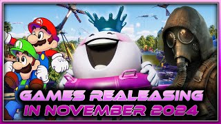 ANTICIPATED GAMES RELEASING IN NOVEMBER 2024  MARIO amp LUIGI STALKER 2 FLIGHT SIM AND MORE [upl. by Janiuszck]