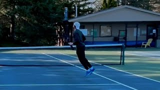 JonTaylorTennis  72  WEIGHTLESS MOVEMENT WITH quotTOE DIGquot [upl. by Llerrud]