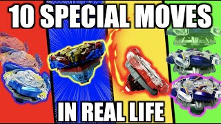 Learning 10 Beyblade Special Moves IN REAL LIFE [upl. by Ulric]