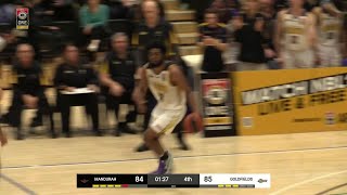 Hussayn Ford Posts 10 points amp 11 rebounds vs Mandurah [upl. by Tirrag]