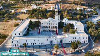 ΠΑΝΑΓΙΑ ΕΥΑΓΓΕΛΙΣΤΡΙΑ ΤΗΣ ΤΗΝΟΥ  ΤΟ ΛΙΜΑΝΙ ΤΗΣ ΤΗΝΟΥ  DRONE VIDEO [upl. by Noslrac127]