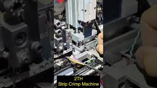 JCW2TH  Semiauto Multicore Cable Stripping amp Terminal Crimping Machine [upl. by Elocim]