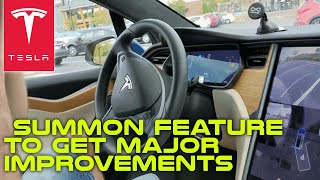 Tesla Summon Feature to Get Major Improvements [upl. by Zetrac]