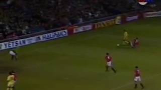 Manchester United 3  3 Galatasaray Şampiyonlar Ligi elemeleri 2Tur ilk maçı 20101993 [upl. by Shaylyn]