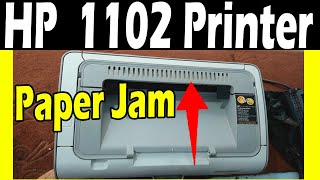 How to paper jam problem fix  hp laserjet p1102 paper jam [upl. by Ellehcsar]