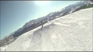 Laax  January 2012  Practicing at the park [upl. by Parhe]