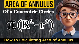 Japan A Nice Olympaid Maths on Concentric Circles How to calculate the area of Annulus [upl. by Vaasta]