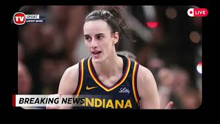 JawDropping Reaction Caitlin Clarks Triple caitlinclark wnba [upl. by Anahsit]