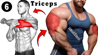 6 Best Triceps Workout At Gym triceps exercises [upl. by Mindy]