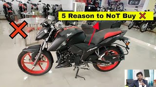 Tvs Apache RTR 160 4V 2024 Model Problems amp Disadvantages  5 Reason to Not Buy This Bike [upl. by Buff465]