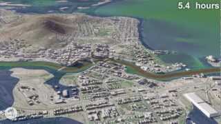 Townsville Storm Surge Simulation [upl. by Silin]