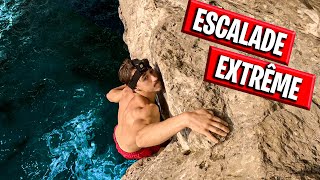 ESCALADE EXTRÊME AU DESSUS DE L’EAU ft HitTheRoad [upl. by Odlanyer]