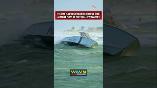 Police boat in trouble at Haulover Inlet   Wavy Boats [upl. by Fowkes]