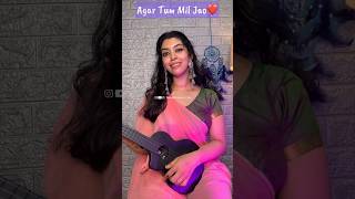 AGAR TUM MIL JAO COVER  UKULELE HINDI SONGS  ZEHER  ASWATHI MUSIC CAFE [upl. by Ellynad]