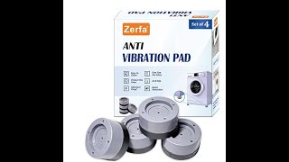 Zerfa® 4 Pices MultiPurpose Anti Vibration Pads for Washing Machine Pan [upl. by Ojillib63]