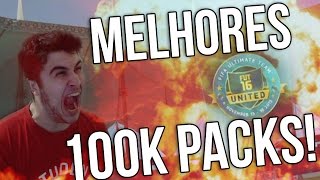 MEU MELHOR PACK OPENING NO FIFA 16 Ultimate Team [upl. by Newhall]