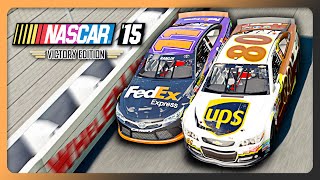 Package Delivery Wars in NASCAR 15 Career [upl. by Oibaf94]