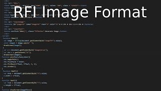 New Custom Image Format  RFI [upl. by Laine581]