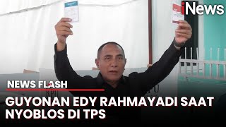 Kelakar Edy Rahmayadi usai Nyoblos Pilkada Sumut Aku Pilih Nomor 1 [upl. by Noj]