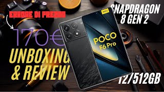 ECCO IL MIO NUOVO SMARTPHONE FUORI DI TESTA  UNBOXING POCO F6 PRO  4K60FPS ITA [upl. by Aronle]