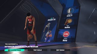 NBA 2K25 Rare Build  Interior Scoring Playmaker Jokic Like Build [upl. by Annazus]