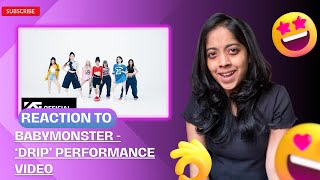 Reacting To BABYMONSTER  ‘DRIP’ PERFORMANCE VIDEO [upl. by Adnohsad]