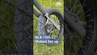 KLX150L Motard Setup with Platinum Dual Sport Tires corsa platinum [upl. by Ogu]