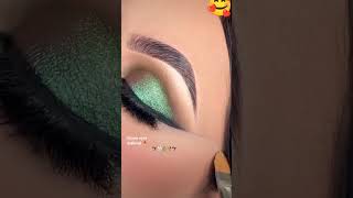 Green eye makeup 💄🌺foeyourpage 🌿🥰youtubeshorts 😘🏵️🌹💚🔥viralvideo 🌺🌺🌺🌺🌿🌿🥀🥀see more [upl. by Collimore]