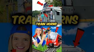 Reality Of Train Horns shorts [upl. by Yllus]