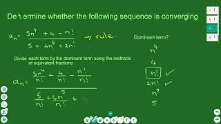 Converging Sequences and how to check [upl. by Alyahsal]