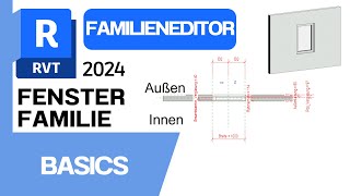 Autodesk Revit  Eigene FensterFamilie erstellen [upl. by Akkeber]