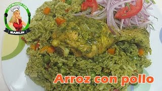 Arroz con pollo  Mi estilo  Cocinando con Marilin [upl. by Trebled]