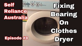 Replacing the Bearing on a Fisher Paykel 93511 ED56 Clothes Dryer [upl. by Floss]