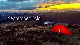 Cold night camping on kinder low in early september Hilleberg Unna [upl. by Faxun]